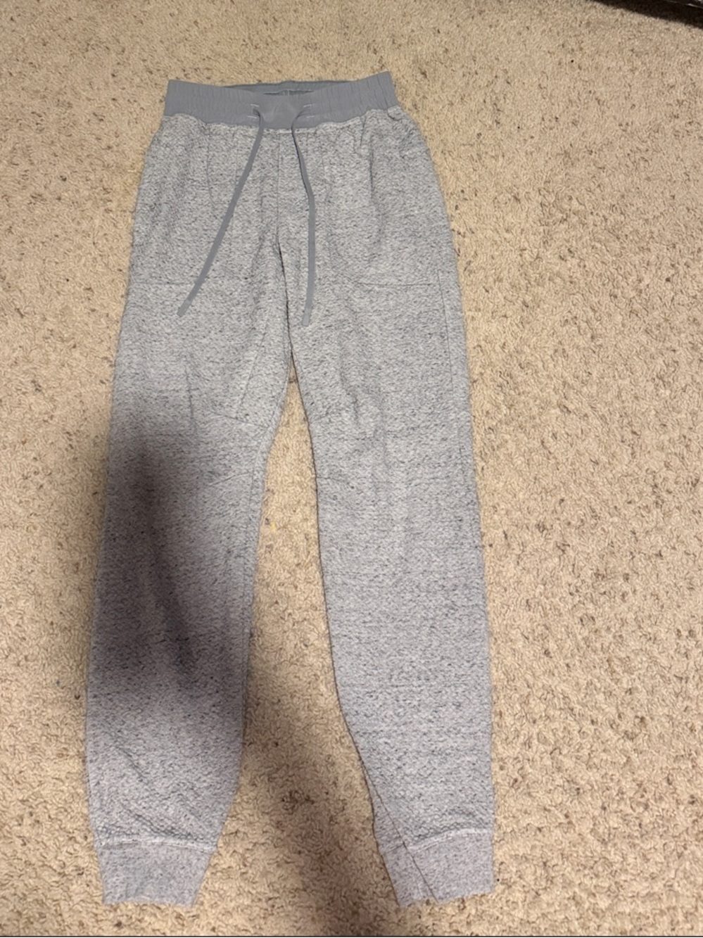 lululemon athletica Light Gray Knit Jogger Pants